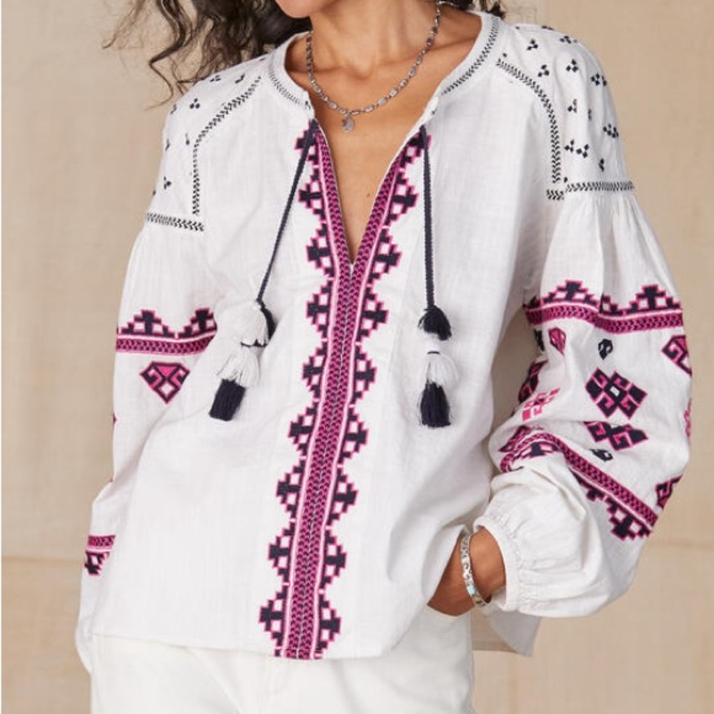 Tolani Embroidered Top